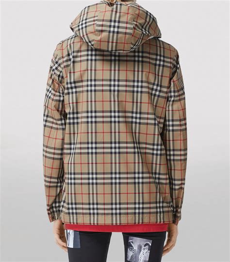 burberry jacket hood|burberry vintage check hooded jacket.